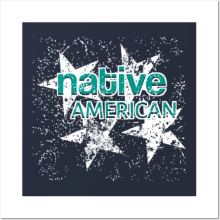 Native American And Stars Posters and Art